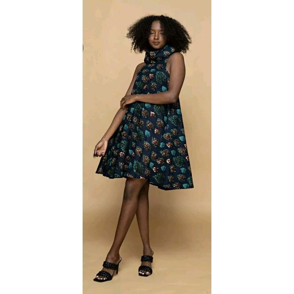 Besida Fea Cowl‎ Neck Dress Size 2X Sleeveless With Pockets MSRP $129.99 NWT